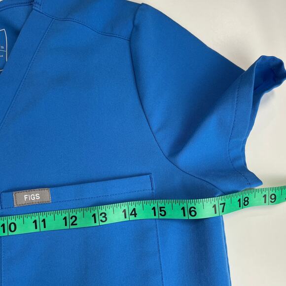 Figs Scrub Set Zamora Jogger Pants XSP Catarina Scrub Top XXS Capri Blue - Picture 10 of 16